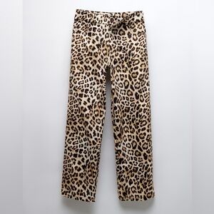 Zara Leopard Cheetah Print Pants 🐆